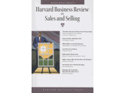 'Harvard Business Review on Sales and Selling'